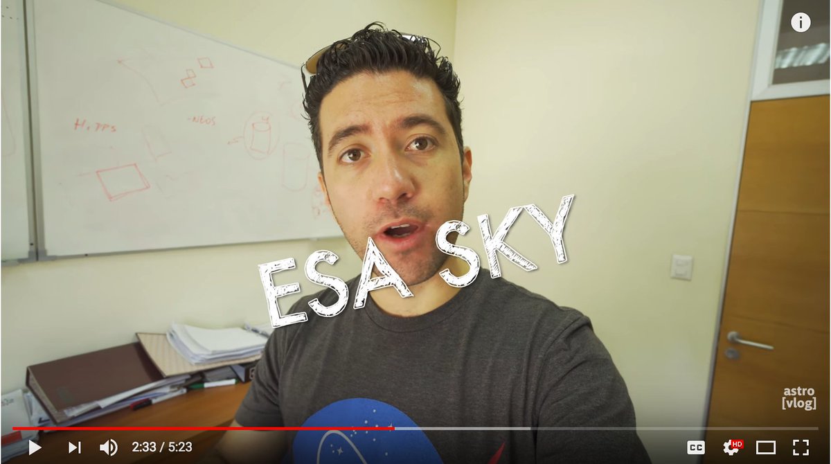 ESAesdc's tweet photo. #ADASS2017CL, el Observatorio Virtual y #ESASky en ultimo vídeo de #astrovlog https://t.co/PQhNPUYjTG Cc @ESA_es @esa_cesar_es @OpenESA https://t.co/pVgcCF28BO
