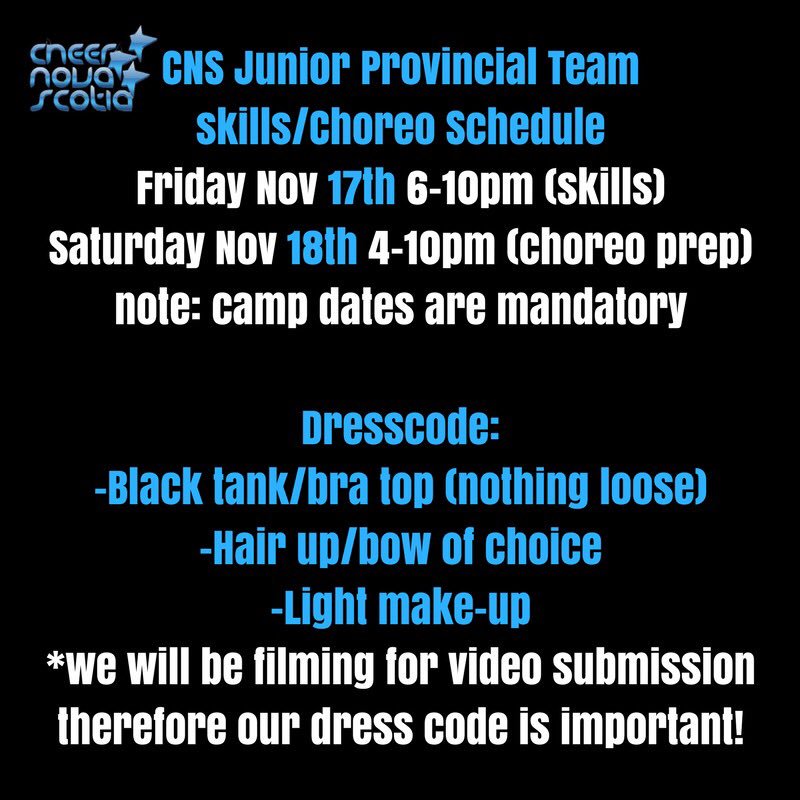 TeamJuniorNS's tweet photo. Next weekend. It all begins 💙💛 https://t.co/8VC6Wdrwmc