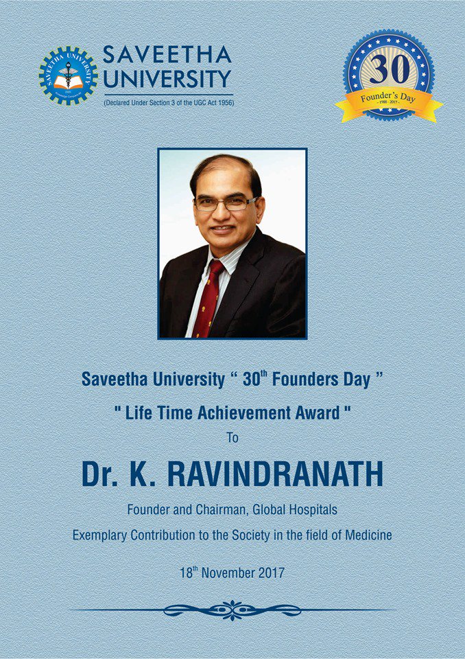 Saveetha University tweet media