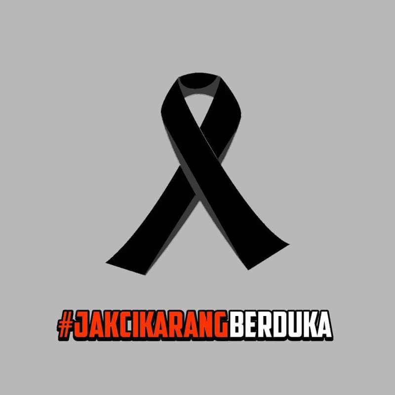 jakciledugplus's tweet photo. Terut berduka cita sedalam-dalamnya @Jakmania_CKR https://t.co/js1NweukkG