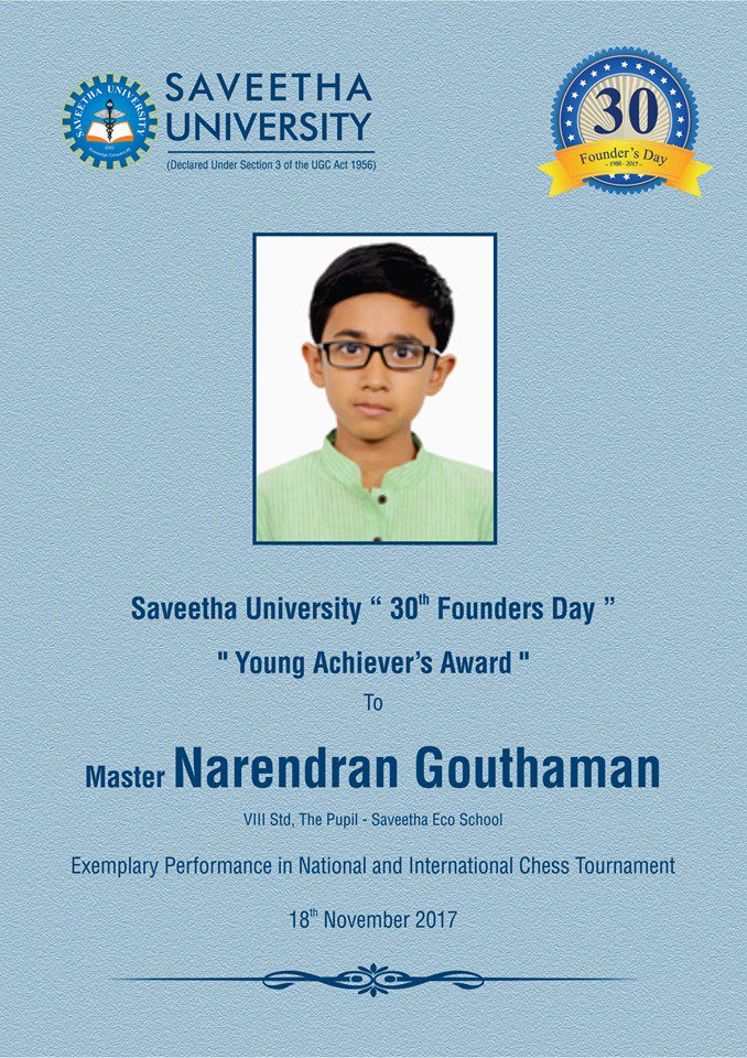 Saveetha University tweet media