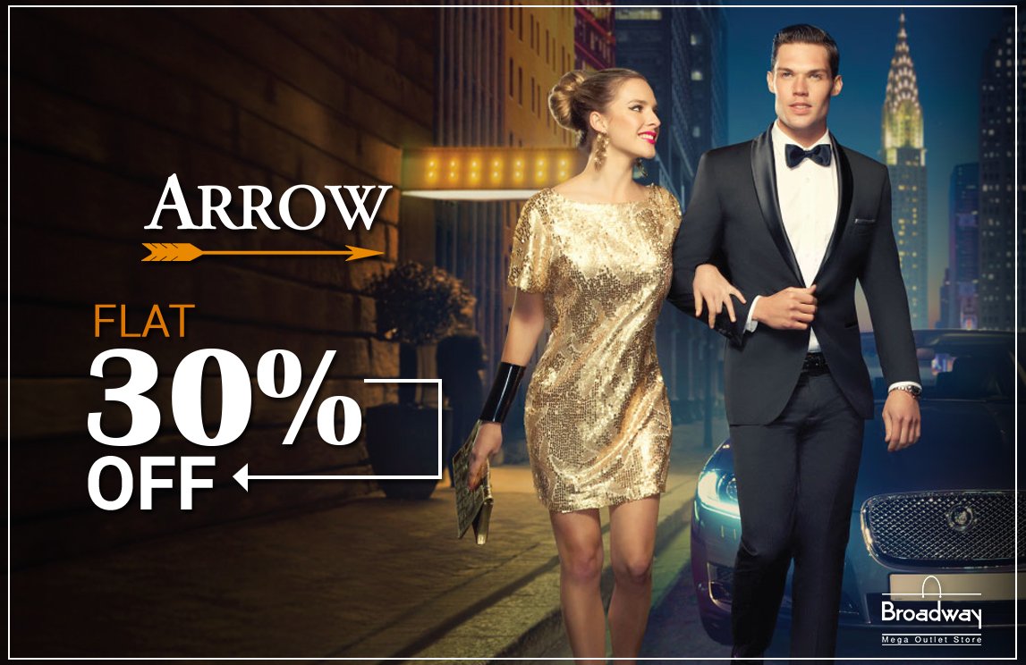 BroadwayRetail's tweet photo. Only Great Minds Can Afford a Simple Style😊
#ARROW Offers
FLAT 30% OFF

#MegaOutlet #Shopperholics #BroadwayRetail #FashionAddict https://t.co/lmbPgpCnq0