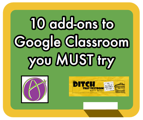 10 add-ons to Google Classroom you MUST try

ditchthattextbook.com/2017/02/16/10-…

#ditchbook #edtech #gsuiteedu #gttribe
