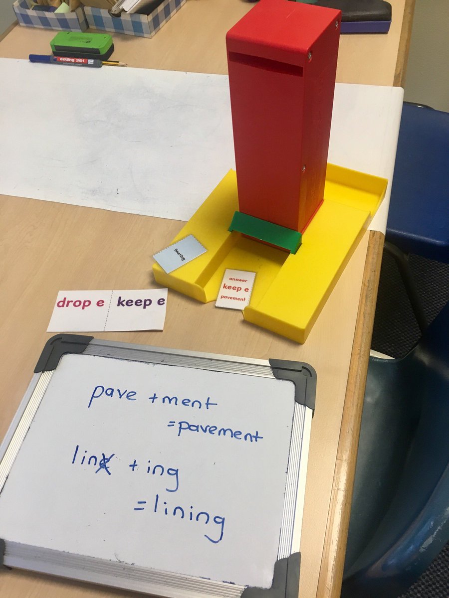 Learning drop the ‘e’ suffix rule through multi sensory resources to support literacy difficulties and dyslexia for #jpssuccess #jps_ace #jpswholechild