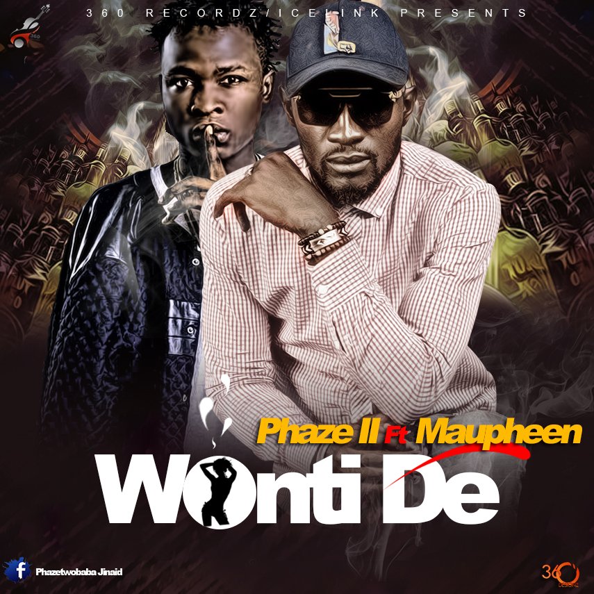 360Designz's tweet image. Phaze II's "Wonti De" Official Artwork.