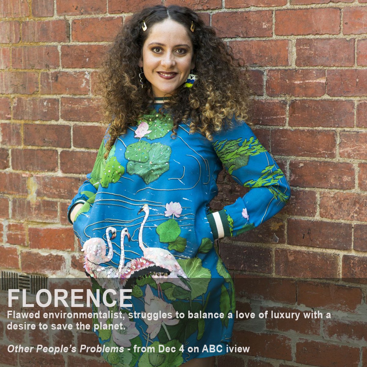 Meet Florence... Flawed #environmentalist, struggles to balance a love of luxury with a desire to save the planet. @maria_angelico #letterwriting #clothingforcorrespondence