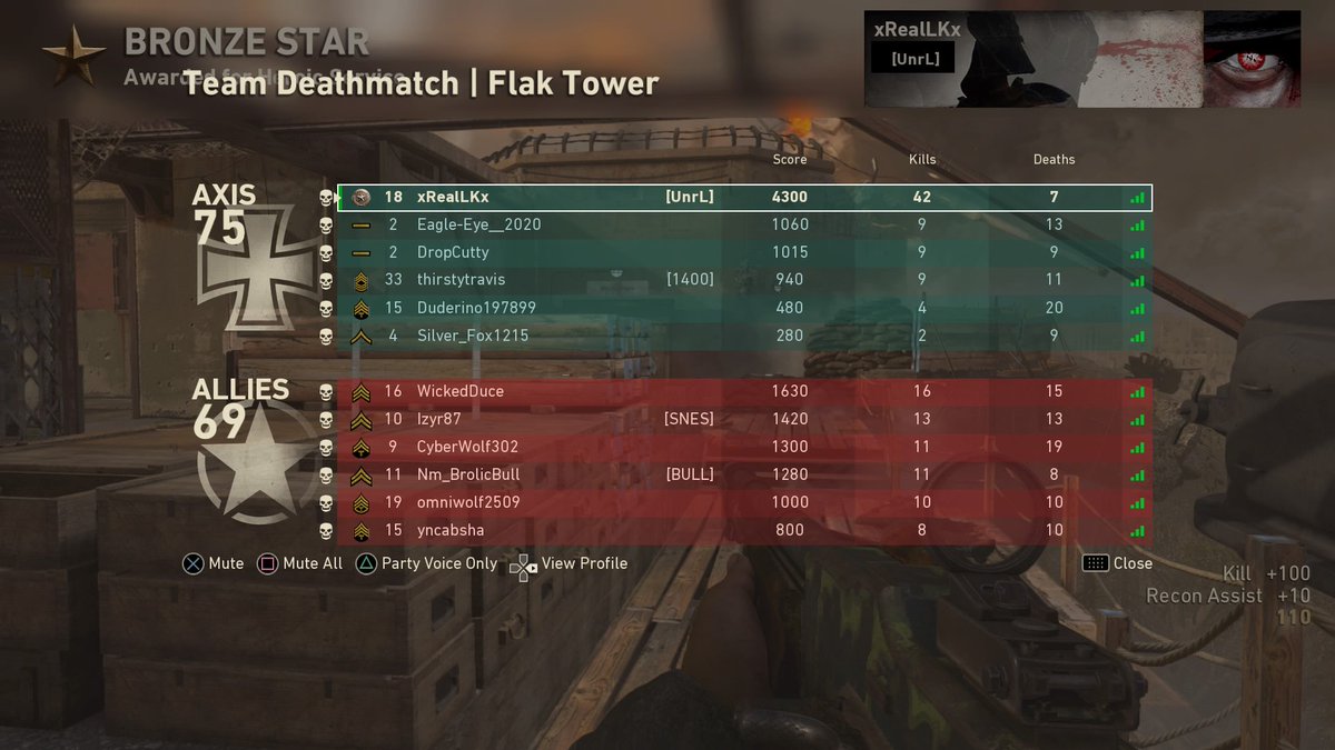 JusLK_'s tweet photo. @SHGames @CallofDuty does anyone know if i have the record? #CODWWII https://t.co/ag113Eyot4