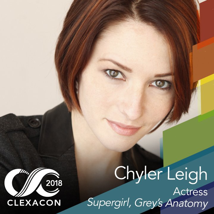 ClexaCon's tweet photo. How to introduce our next guest? Some of you may know Chyler Leigh? She is on #Supergirl? Half of a little ship called #Sanvers? Who are we kidding, there's no way to be subtle about how excited we are to have @chy_leigh join us for #ClexaCon2018!! #NotAllHeroesWearCapes https://t.co/vO8Ctb6P6f