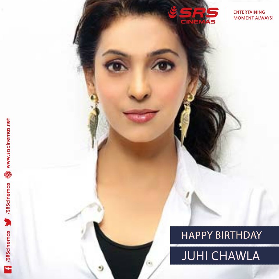 Wishing the evergreen actress, Juhi Chawla, a very happy birthday. 