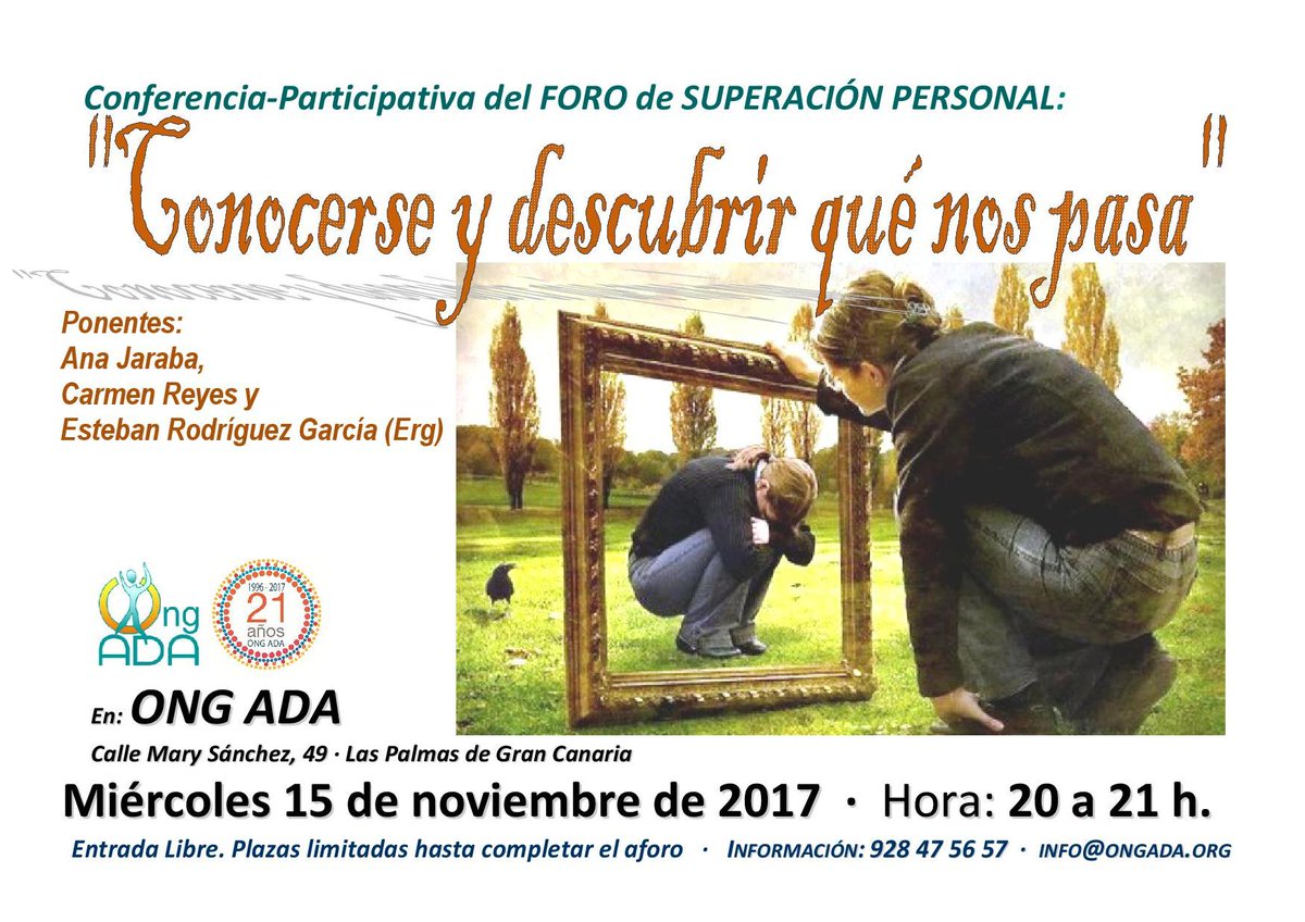 carmenreycar's tweet photo. Este miércoles nuevo Foro... Con #EstebanRodríguezGarcía y @AnaJarabaLorenz
#conocerse #descubriendot #autodescubrimiento #crecim https://t.co/3v2hixkNt4