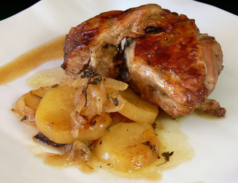 Ternasco con patatas a lo pobre 😋 #PlatosTípicos #Aragón