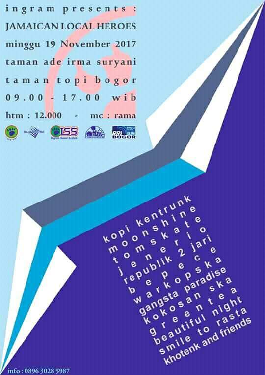 REPUBLIK 2 JARI (@r2j_reggaebogor) on Twitter photo Ingram presents
JAMAICAN LOCAL HEROES
Minggu 19 nov 2017
Bersama <a href="/R2J_reggaebogor/">REPUBLIK 2 JARI</a> <a href="/kopikentrunk/">kopikentrunk</a> <a href="/MOONSHINE_DUB/">IG : MOONSHINEREGGAE</a> <a href="/ericksireum/">erick sireum ateul</a> <a href="/TomSKAteSKA/">Tomskate</a>
#seeyou
#tamantopibogor
#mingguberdanska
#parungbogor Ingram presents
JAMAICAN LOCAL HEROES
Minggu 19 nov 2017
Bersama <a href="/R2J_reggaebogor/">REPUBLIK 2 JARI</a> <a href="/kopikentrunk/">kopikentrunk</a> <a href="/MOONSHINE_DUB/">IG : MOONSHINEREGGAE</a> <a href="/ericksireum/">erick sireum ateul</a> <a href="/TomSKAteSKA/">Tomskate</a>
#seeyou
#tamantopibogor
#mingguberdanska
#parungbogor