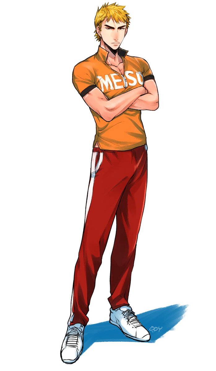 Ooy メイソウのジャージちゃんと見て描いたじゅいち立ち絵 パンツはいてません