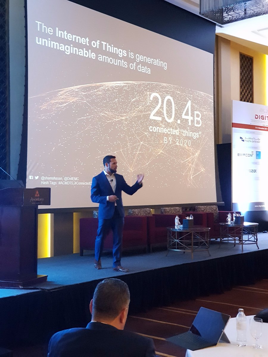 AkinNigeria's tweet photo. @shamshasan, Infrastructure Solutions Manager-META, @DellEMCMEA speaking on “Connected Cities – the Promises, Challenges, & Ingredients for Success” @ #ACMDTS 2017, looking @the fineline of walking towards the nirvana of connected city, connected citizen, & progress @acm_events https://t.co/EUHRbHuGIP
