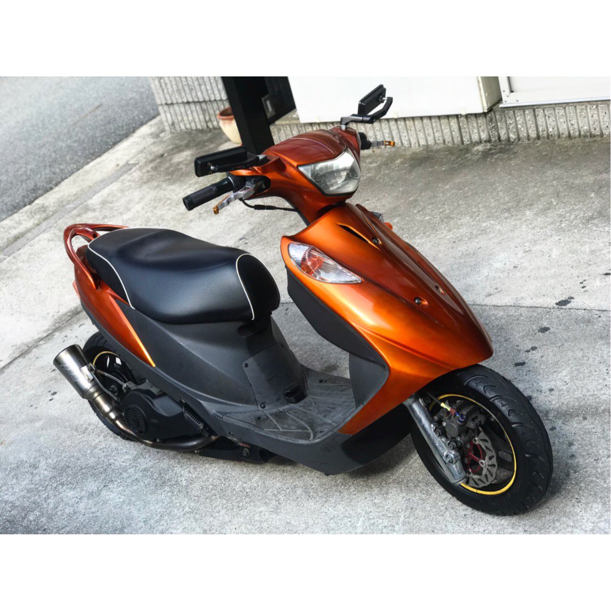 バイク 最終値下げ アドレスv125g オレンジインナー