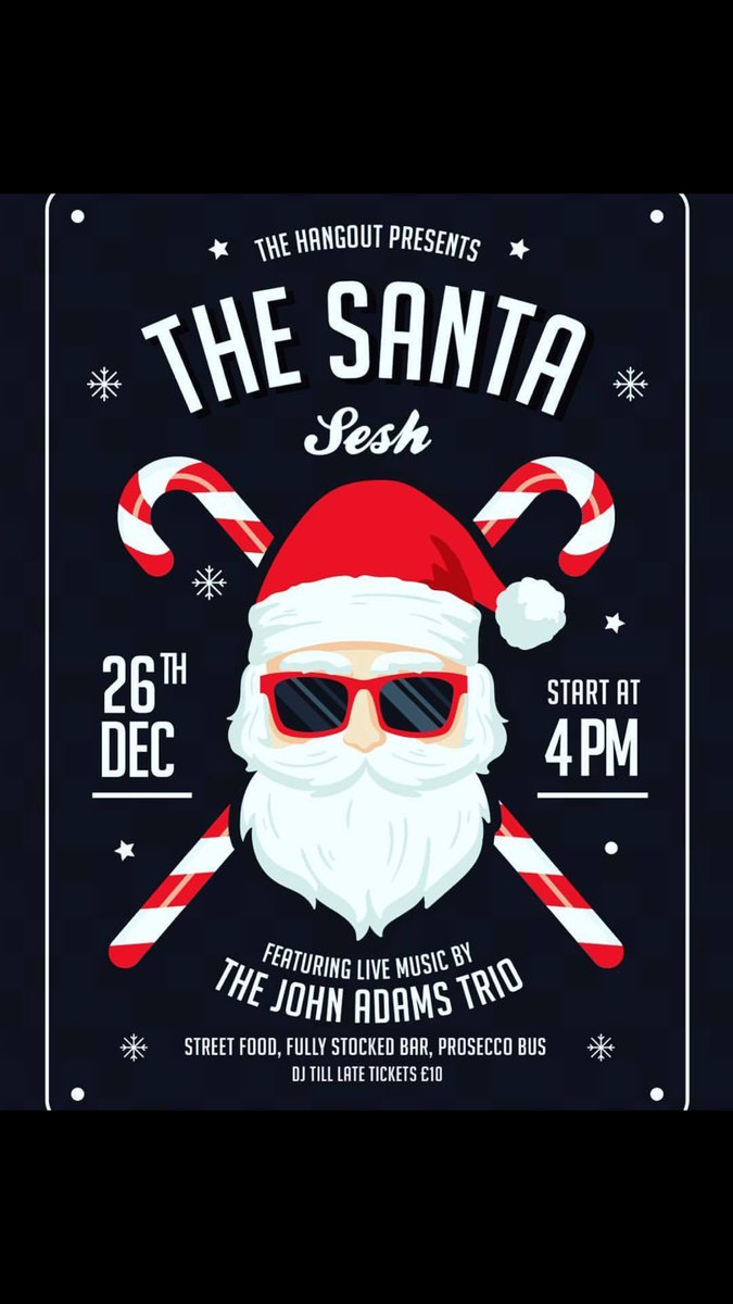 Come grab Christmas by the baubles &amp; Join 🎅🏻 Santa 🎅🏻 for a sesh on Boxing Day @the_hangout_llandeilo 🙌🏻🎁 #liveband #liverugby #streetfood