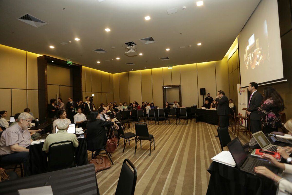 #CulturaCelebra: Inició hoy la primera jornada del Taller de Revitalización de Centros Históricos - Sirchal, en el Hotel Crowne Plaza de Asunción.