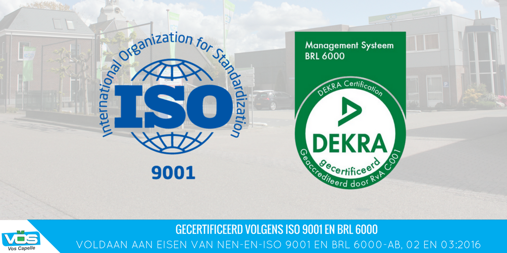 Onlangs hebben de ISO 9001 en BRL 6000 audit bij Vos Capelle plaatsgevonden. Geconcludeerd is dat het systeem voldoet aan de beoordeelde eisen van NEN-EN-ISO 9001:2008 (NL) en BRL 6000-AB, 02 en 03:2016. #ISO9001 #BRL6000