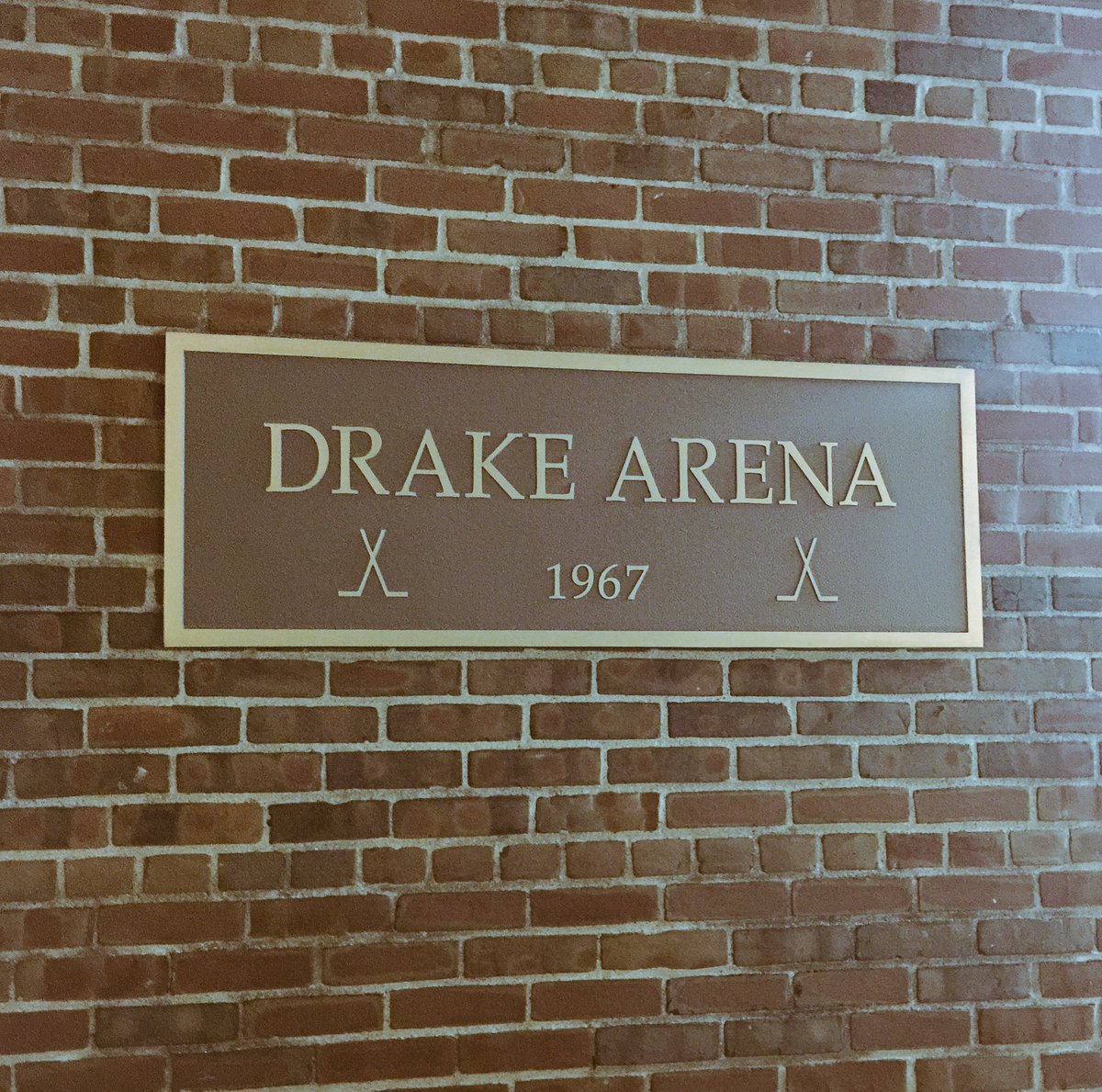 eedhlund's tweet photo. For the 50th year the @spaspartans boys hockey team will take the ice today at Drake Arena. #drakearena https://t.co/GLw8ujEKGx