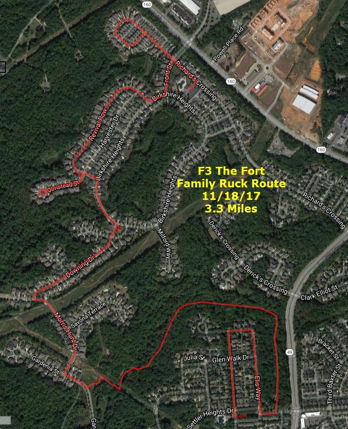 Justin LaRoche (@jclaroche2) on Twitter photo <a href="/F3theFort/">F3 The Fort</a> <a href="/F3_Rucking/">F3 Rucking</a> 5 days til #FamilyRuck001! This Saturday, 3pm, 3.3 miles with stops for the 2.0s!
#ruck #family #fun #fellowship
f3thefort.com/2017/10/08/fam… <a href="/F3theFort/">F3 The Fort</a> <a href="/F3_Rucking/">F3 Rucking</a> 5 days til #FamilyRuck001! This Saturday, 3pm, 3.3 miles with stops for the 2.0s!
#ruck #family #fun #fellowship
f3thefort.com/2017/10/08/fam…
