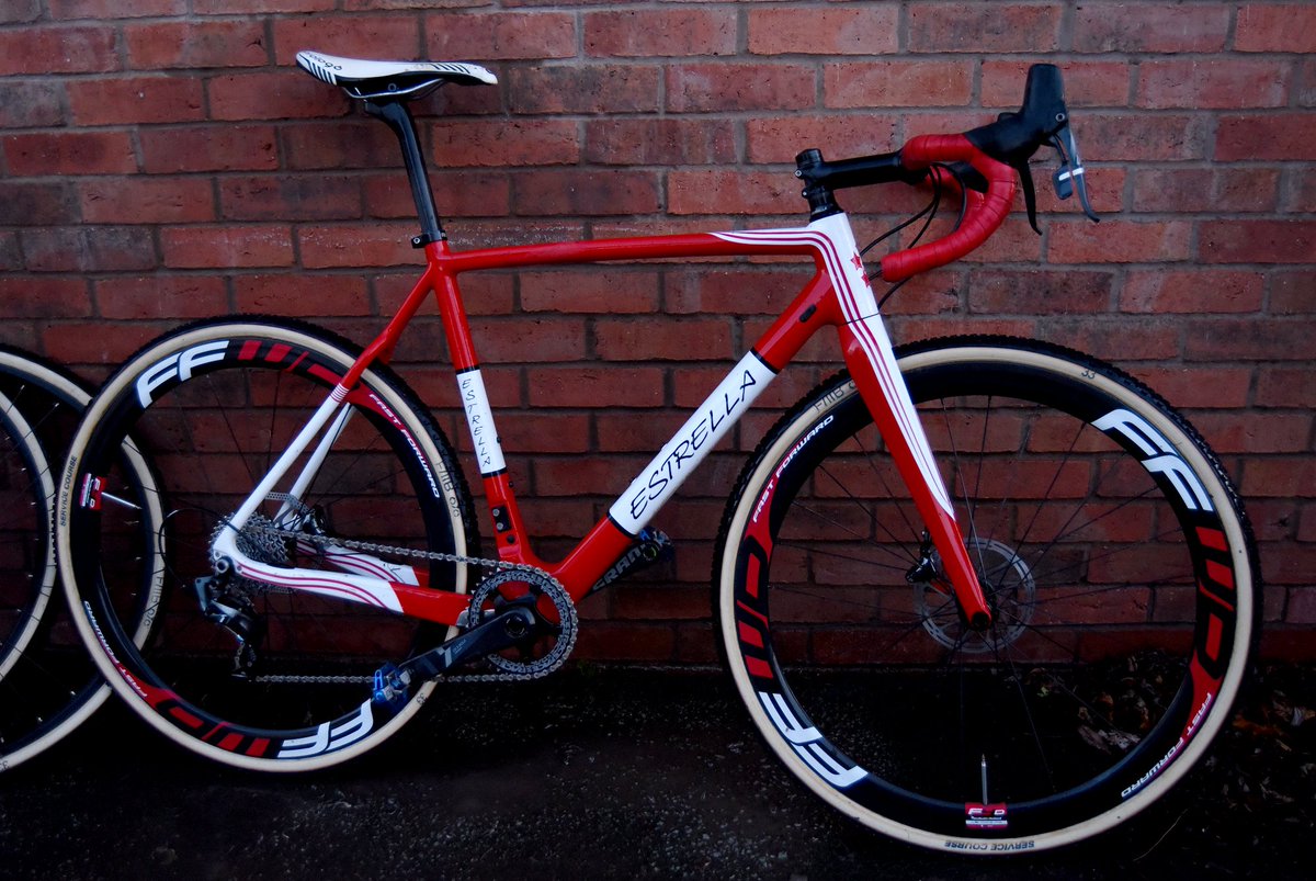 <a href="/estrellabikes/">Estrella bikes</a> were represented at the National Trophy  Shrewsbury  by 10th placed  Margriet Kloppenburg on the #estrellafangoso with a choice of thru-axle or QR and a head turning paintjob too!  estrella-bikes.com/estrella-fango…