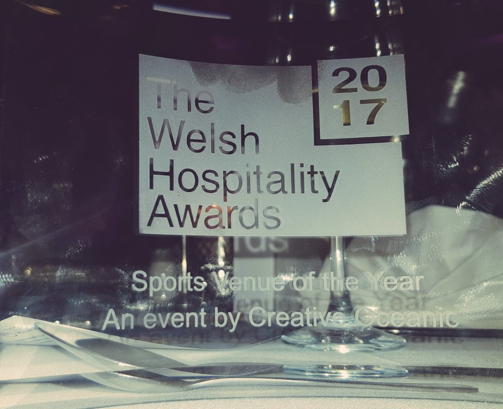 Sports Venue of the Year 2017 👏👏👏 #welshhospitalityawards