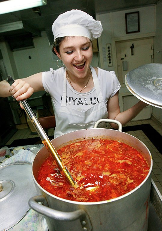 Прикольные картинки с борщом