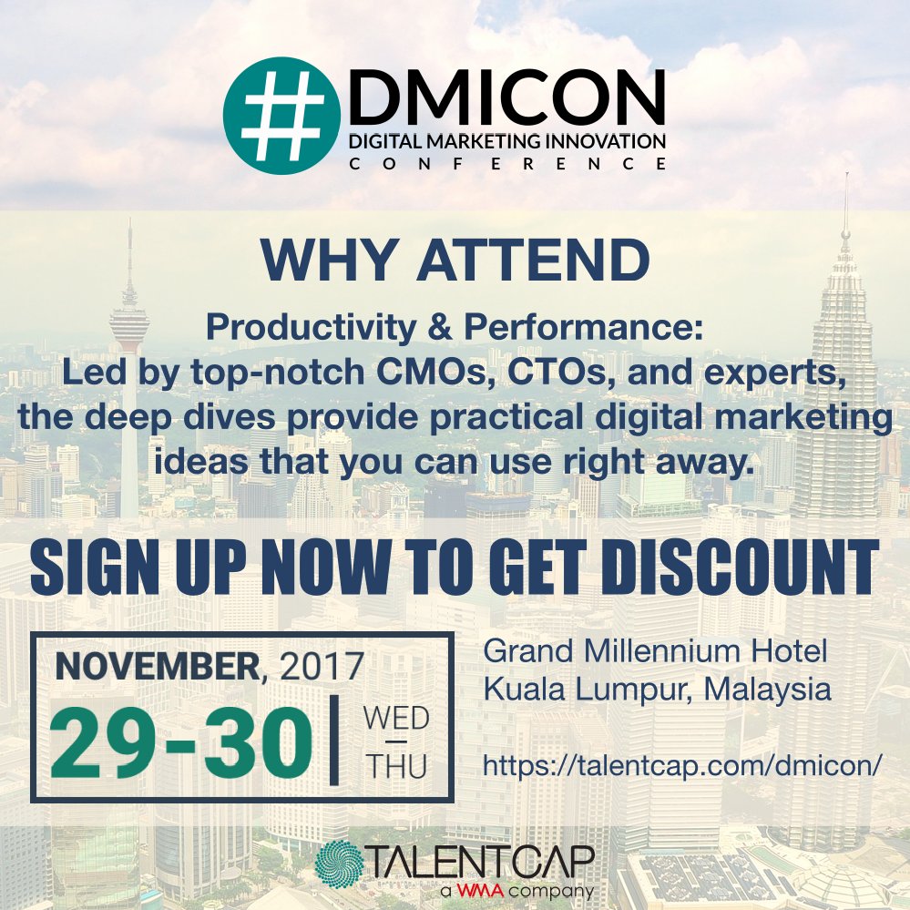 WEALTHdotmy's tweet photo. #Productivity &amp; #Performance - 
Led by top-notch CMOs, CTOs, and experts, the deep dives provide practical #digital #marketing ideas that you can use right away.

https://t.co/mEmHbfv0oX

by @TalentCap
#DMICON #DigitalMarketing #Omnichannel #GrowthHacking #SocialMedia https://t.co/oozrYprsUR