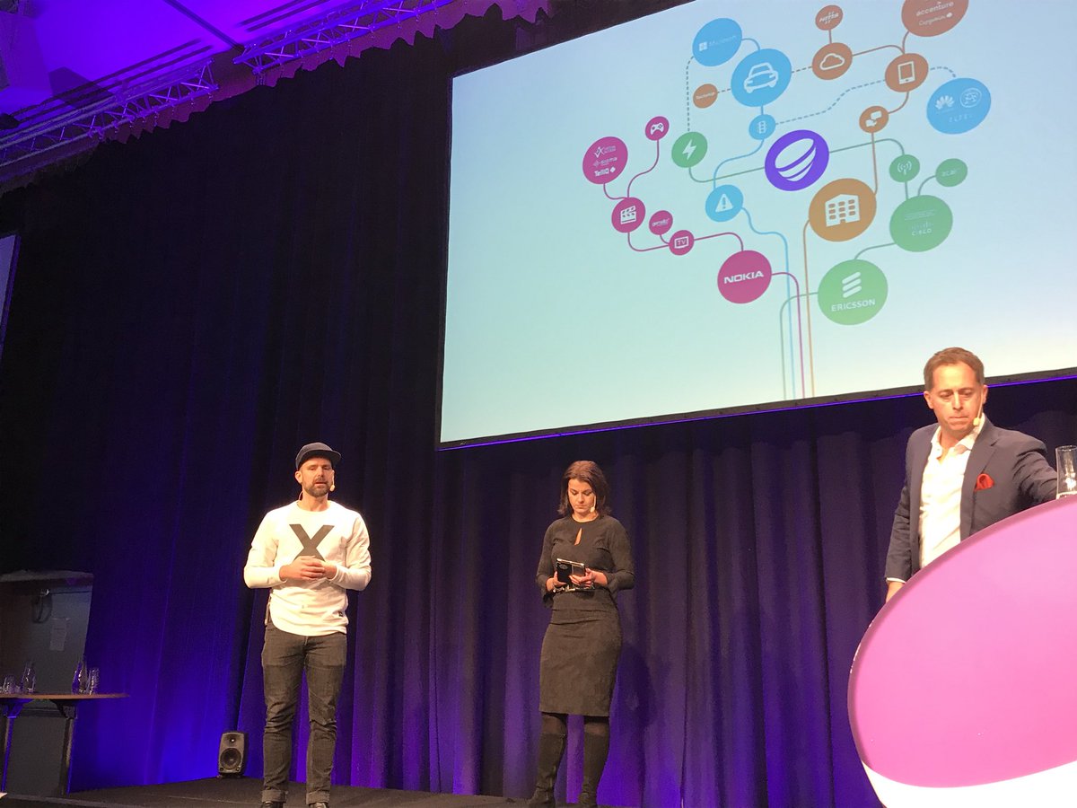 TeliaCompany's tweet photo. Going live with Telia CoLab and welcoming Ica onboard as first customer #IoT #ICAX #TeliaIoTSymposium https://t.co/YFPCIb9W0A