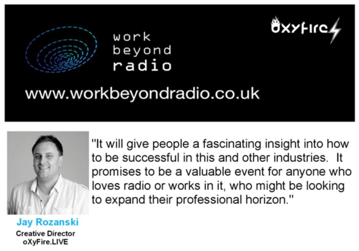 WorkBeyondRadio's tweet image. #WorkBeyondRadio Sponsored by oXyFire.LIVE, your production partner.  Secure your place for the 25th of November: workbeyondradio.co.uk  Here's what @JayRozanski, Creative Director @oXyFireLive had to say....