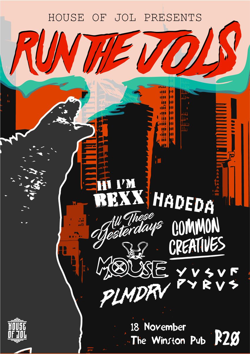 TheRealHOJ's tweet image. Saturday. More bands for less than a beer.

facebook.com/events/1946085…