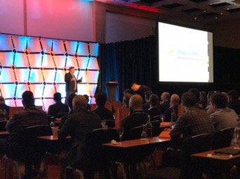 Francesco83MI's tweet photo. After an amazing opening video the @SolarWindsMSP #EmpowerMSPEvent 2017 in #London is starting https://t.co/WR8uco8APT