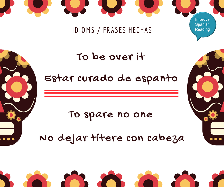 improve_spanish's tweet photo. Frases hechas / Idioms. Speak like a native. #spanish #learnspanish #speakspanish #spanishteachers #spanishlanguage #aprenderespañol #spanishlanguageday #Spanischlernen #apprendreespagnol #improvespanishreading #spanishshortstories #spanishgradedreadings https://t.co/sp0c6vcoPs https://t.co/6J907P4N5c