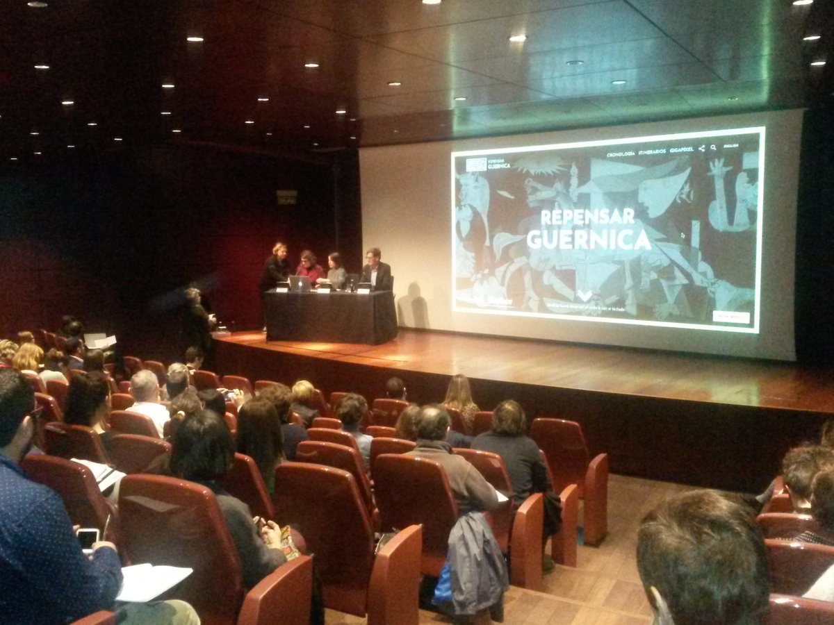 ThinkBig_open's tweet photo. Comienza la presentación de la web sobre el fondo documental del #Guernica. https://t.co/7y7YQO5nCu https://t.co/g5fT3EeT3C