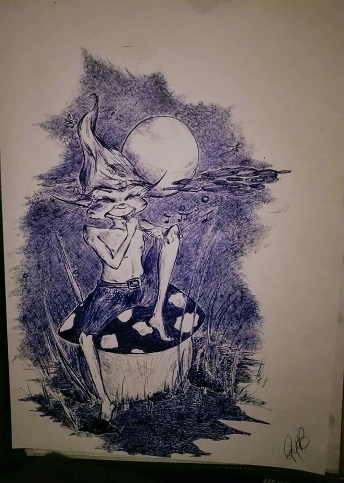 giada_michaelle's tweet photo. A little friend in the forest #pixie #Mushroom #moon #art #myart #promoteyourart #giadamichaelle #illustrator #illustration #italianartist #fantasy https://t.co/LLwOigx2L1