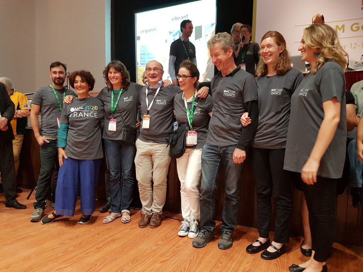 Revue_Biofil's tweet photo. C'est gagné ! 😀 La France accueillera le 20e congrès mondial Ifoam à #Rennes en 2020. Élue à #NewDelhi au 2e tour contre le Maroc. #OrganicWorldCongress https://t.co/NS1DRZ7xaJ