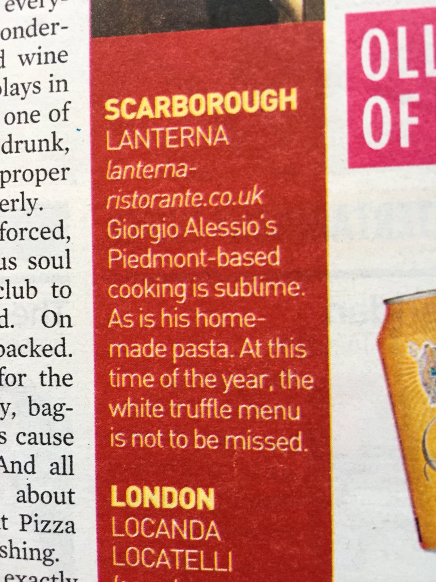 Thank-you Tom Parker-Bowles for the mention, I hoped I would see you at the Moncalvo Truffle fair 😃 Giorgio