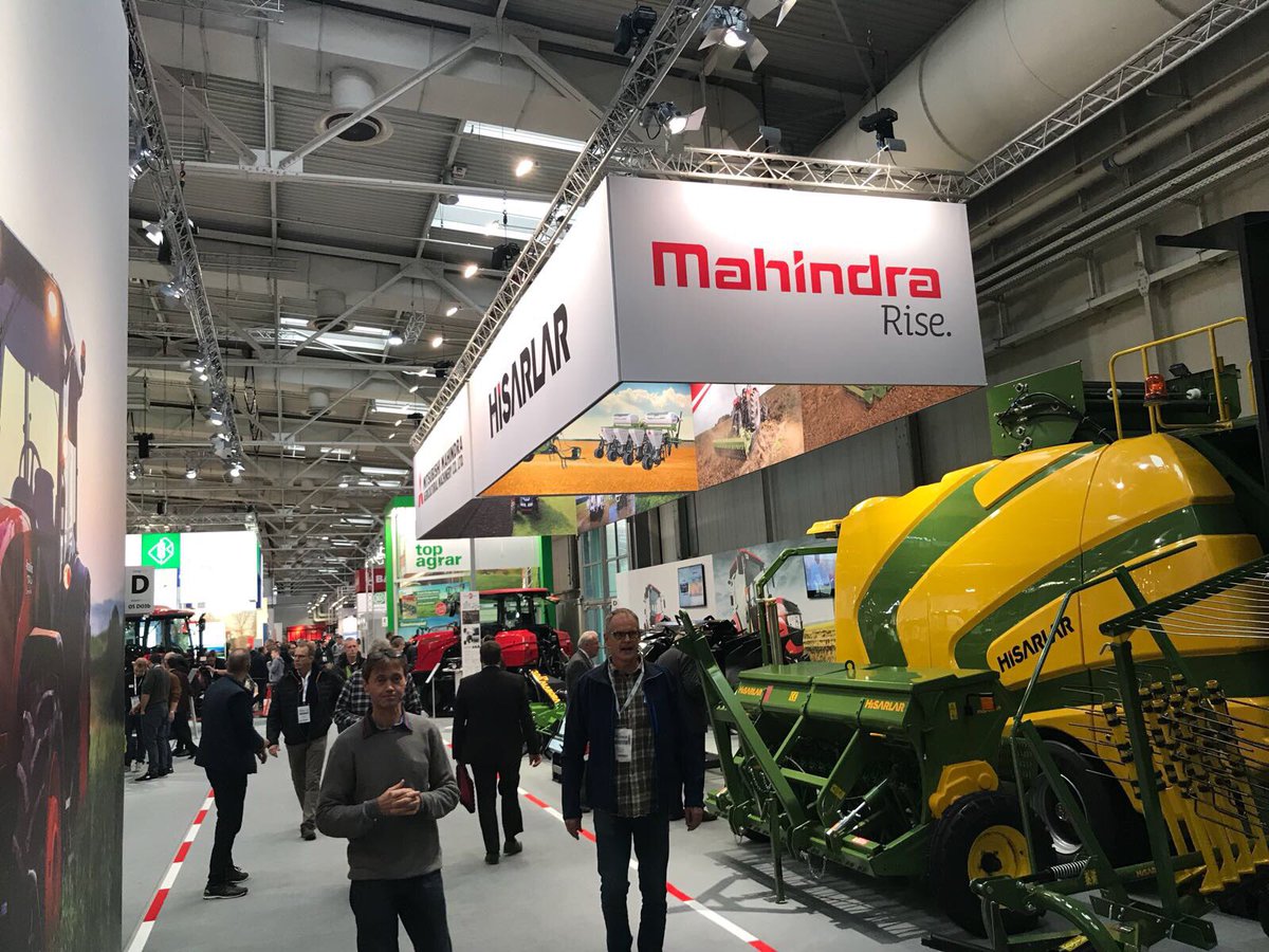 Hisarlar's tweet photo. Teknoloji ve yeniliğin buluştuğu yerdeyiz. #agritechnica #mahindra #rise #todayistheperfectday https://t.co/XWEnbLqL7f