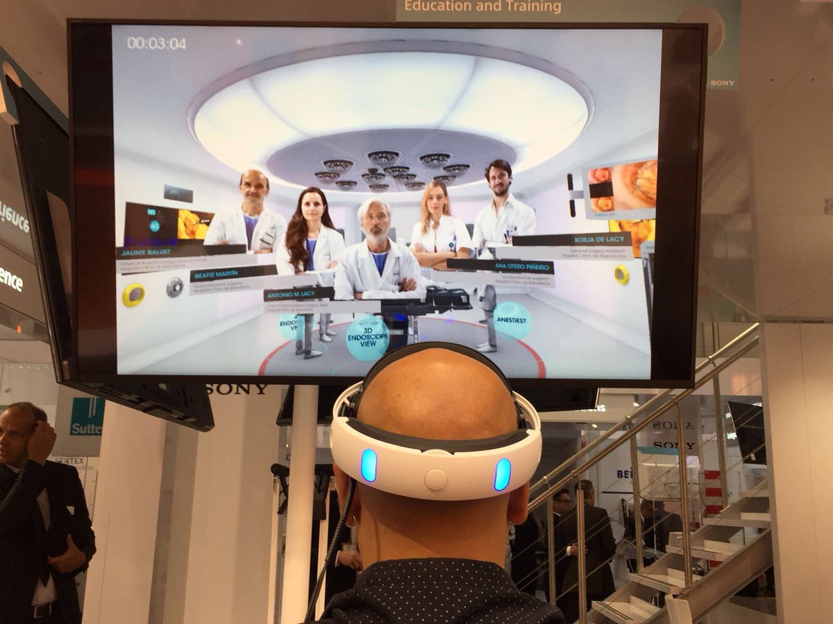 AISMedicalNet's tweet photo. "The best way to predict the #future is to create it" - Sony and AIS joining forces in the #VR #videogames world 🌎🌏🌍 https://t.co/3R8wBWAT7p