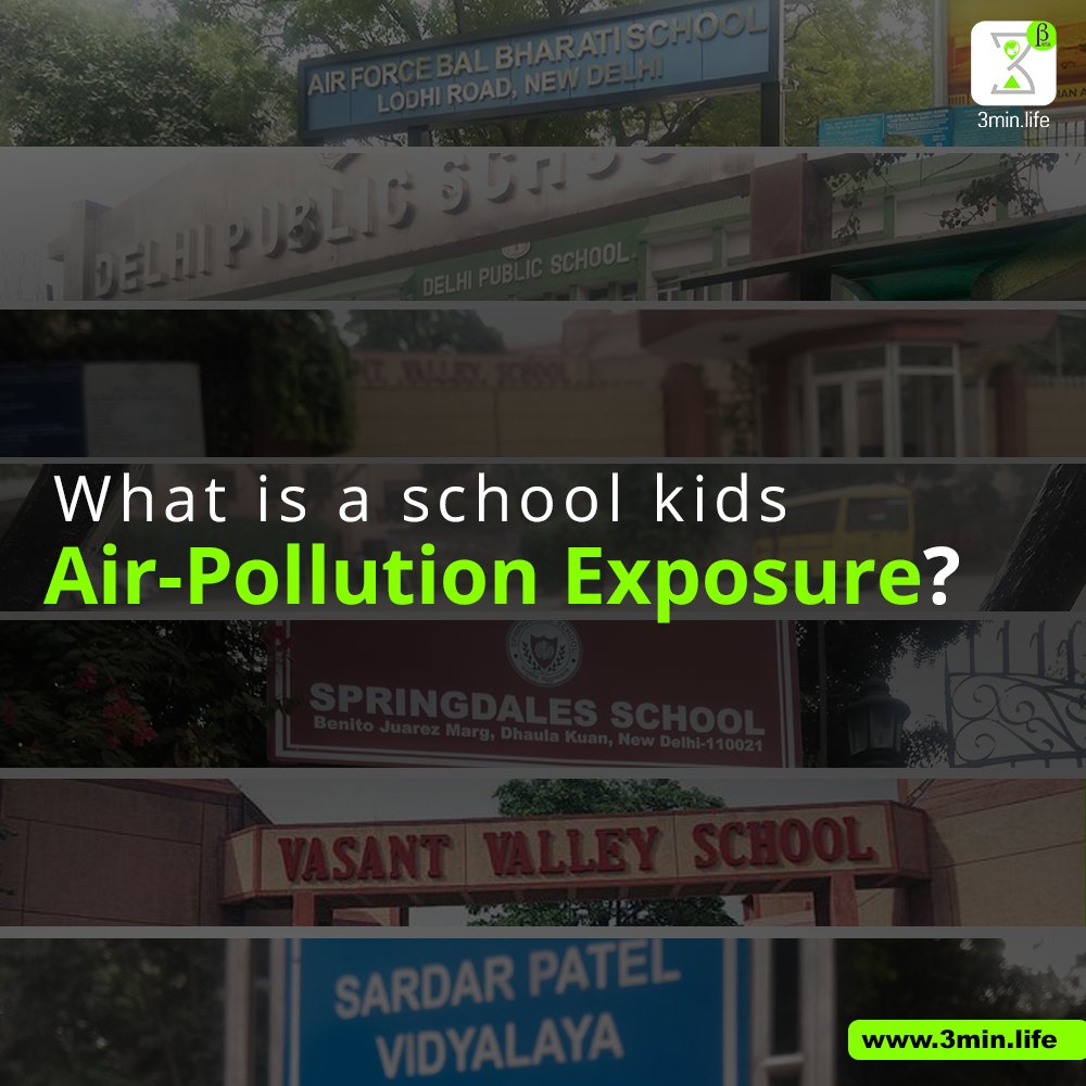 3MinLife's tweet photo. We went and measured the #AirPollution exposure of a school kid in #DelhiNCR. If that interests you, follow us so that we can share updates tomorrow. #ChildrensDay @I_Am_Gurgaon @hashgurgaon @GurgaonMoms @guneet_musings @rajneil https://t.co/QFw4WPpPiD