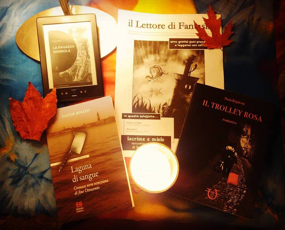 Giovedì intervista a #NorahGelbe con il thriller La ragazza bambola (#ilpratoedizioni), Sabato con l'autore #davidebusato per il <a href="/mesthriller/">Mesthriller</a> . Ho comprato Laguna di sangue (#helvetia), ieri alla #rassegnadellamicroeditoria di Chiari ho preso Il Trolley rosa <a href="/ArpeggioLibero/">Arpeggio Libero</a>