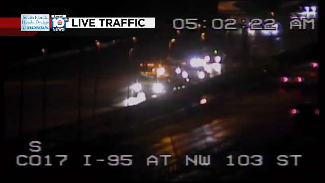 Crash on I-95 NB Express at NW 95th St #traffic #miami https://t.co/iFCSms9HTn