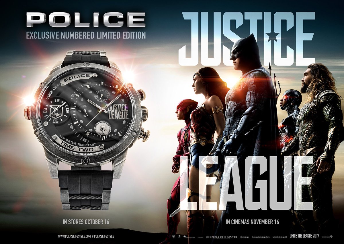 Calling all #JusticeLeague fans... we're giving 2 winners the chance to each #win a <a href="/PoliceLifestyle/">PoliceLifestyle</a> Justice League limited edition watch! Just follow, like &amp; RT to win! #MondayMotivaton #Competition