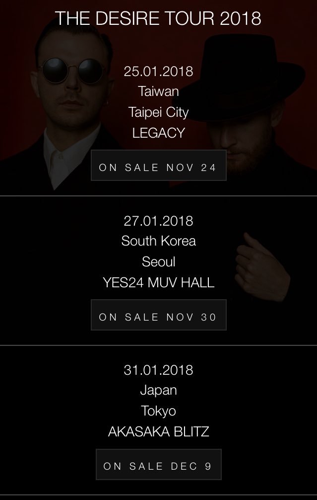 HURTS_inf's tweet photo. #DESIREtour 2018 ❤️ https://t.co/kwUcfnJxZf