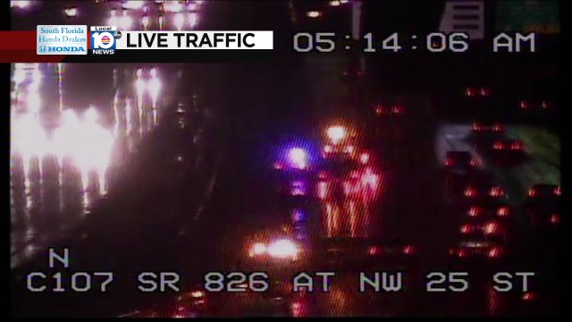 Crash on SR-826 NB at NW 36th St #traffic https://t.co/EQ9mZH7FYt