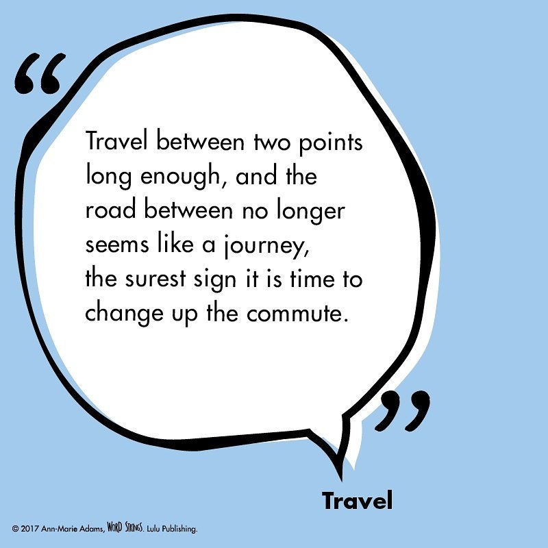 WordStringsBook's tweet photo. Time to change up the routine before you fall asleep at the wheel. #wakeup #awareness #wordstrings https://t.co/kyyJGf7SUc