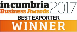 TradeCopiers's tweet photo. We are delighted to announce that we won! Director Stephen Armistead and Export Manager Ashley McCall accepted the Best Exporter award on behalf of the whole department. @incumbriamag #BestExporter https://t.co/t7xPYSYdQ3