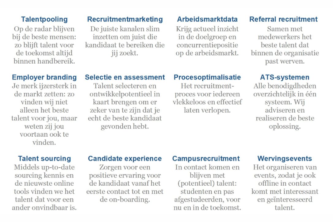Alias is een feit! De nieuwe #RPO startup van <a href="/RvdbHR/">Rvdb HR</a> en <a href="/TalentMapper/">TalentMapper</a>. Wat ons uniek maakt? Wij combineren het beste van 2 werelden: #recruitment &amp; #talentontwikkeling. Onze #recruiters nemen jouw gehele recruitment proces uit handen; recruitment geregeld rvdb.nl/over-rvdb/alia…