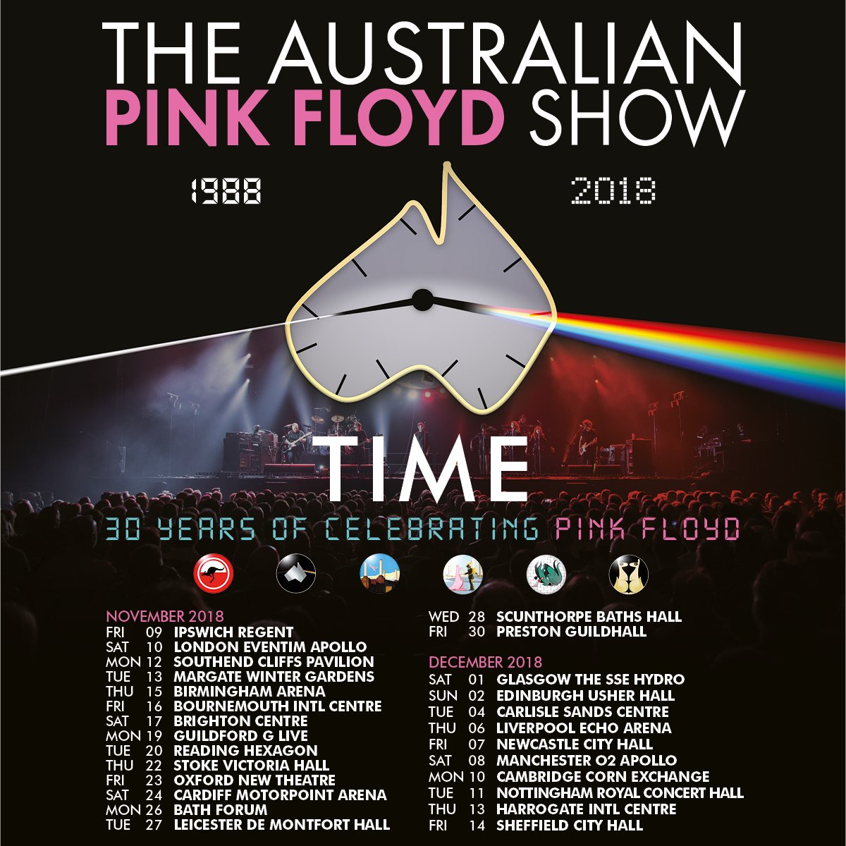 The Australian Pink Floyd Show Auf Twitter G Day Our 2018 Time