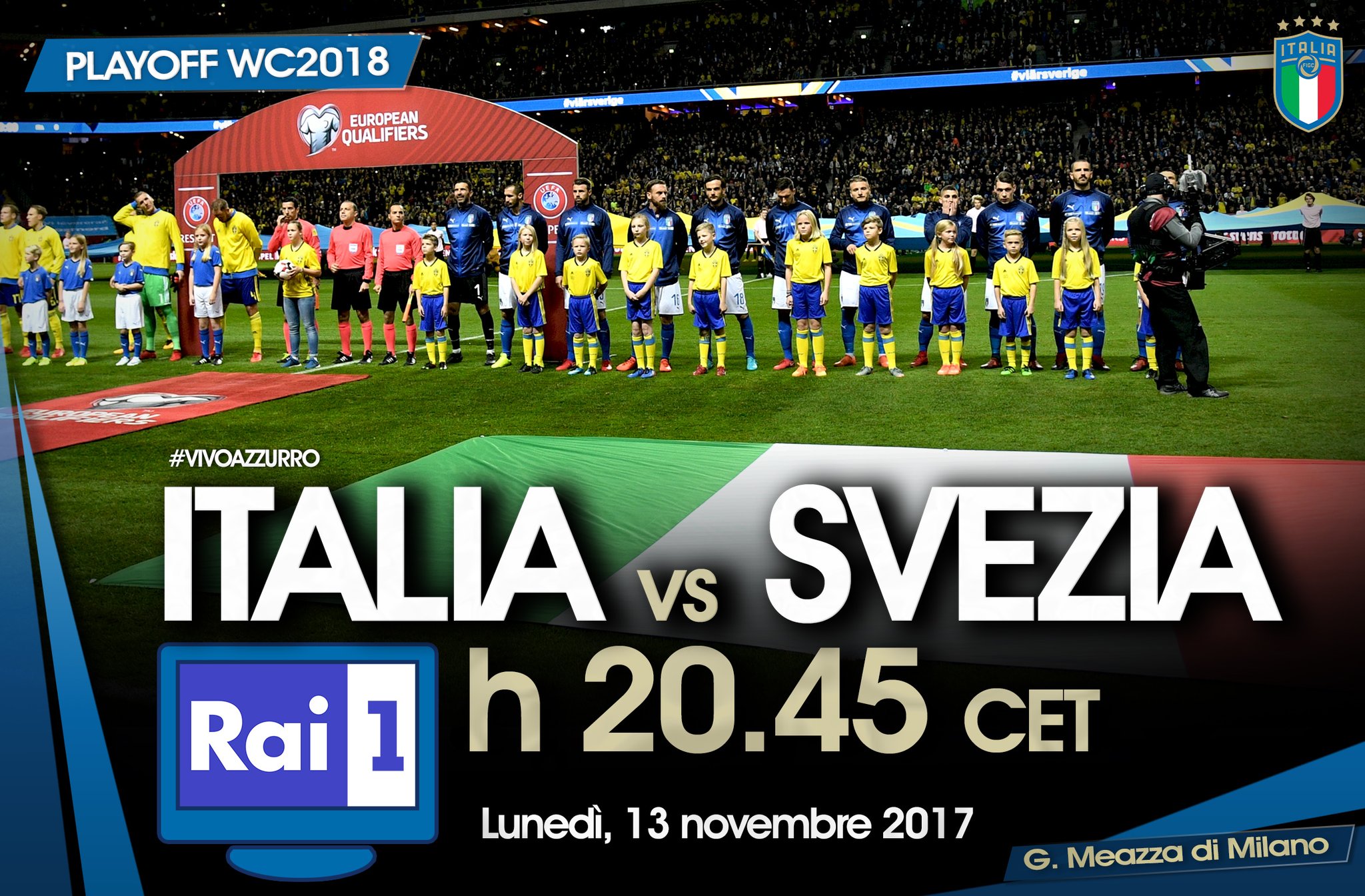Italy vs: Match Officials, Referee Antonio Mateu Lahoz, Monday 13 November 2017, World Cup ...